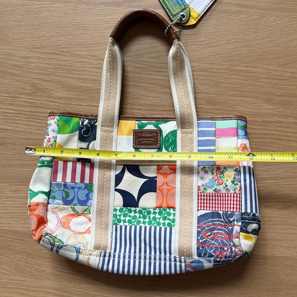 Coach Multicolor Patchwork Hampton Tote Bag - image 7